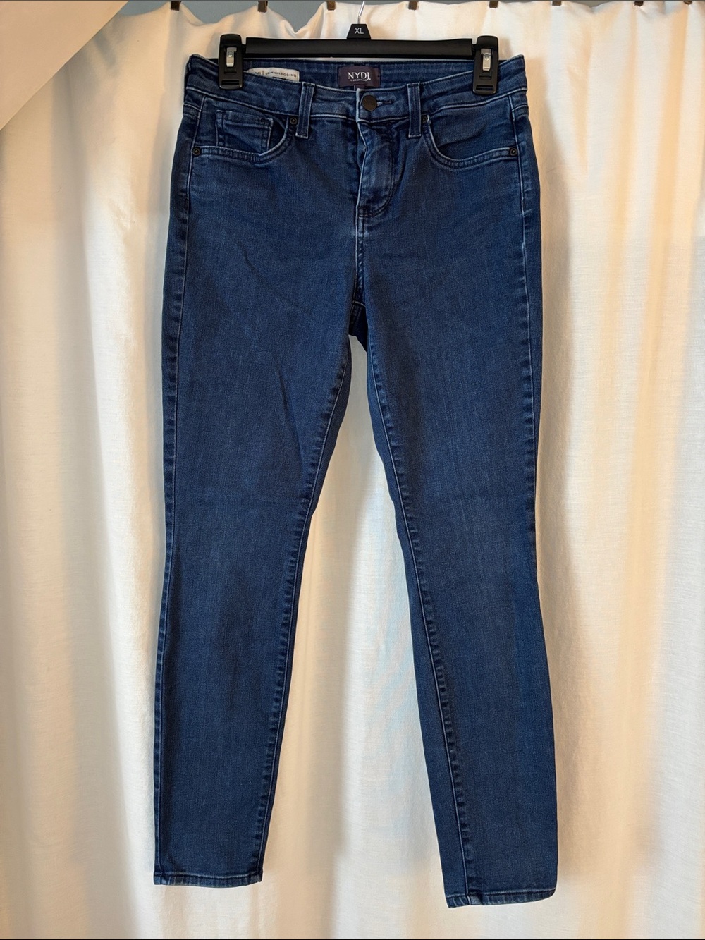 NYDJ Indigo High-Rise Skinny Jeans